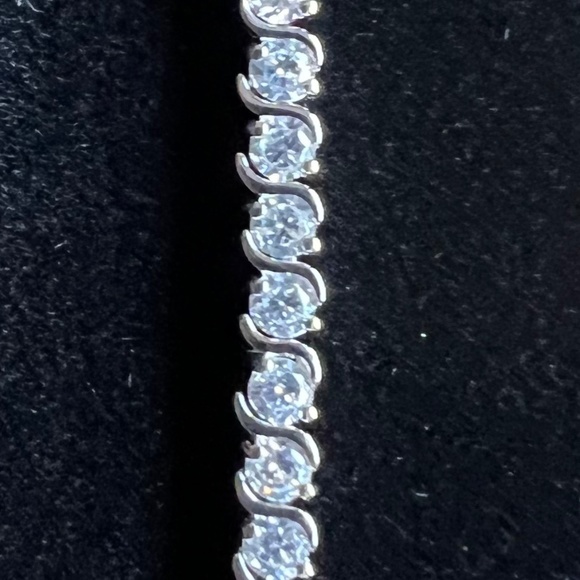CZ by Kenneth Lane 3mm Round Cubic Zirconia Bracelet 12 cttw Tennis Bracelet - Picture 4 of 13